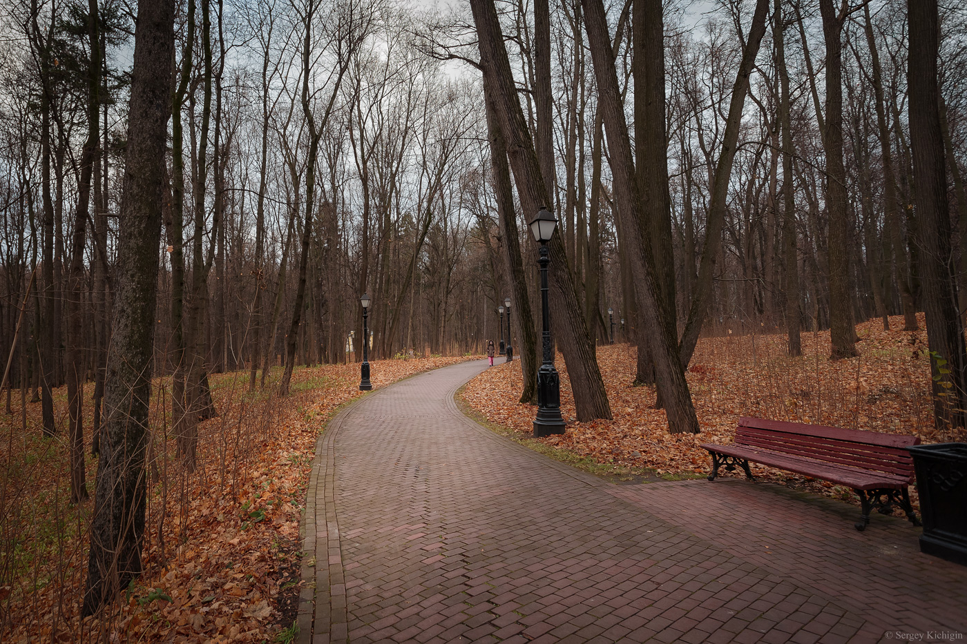 Im Herbst des Parks ...