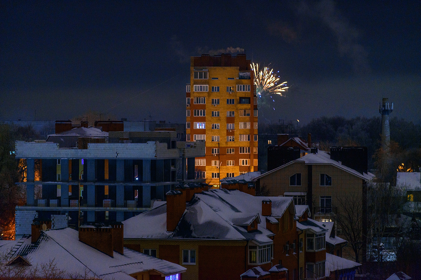 Nacht in der Stadt ...