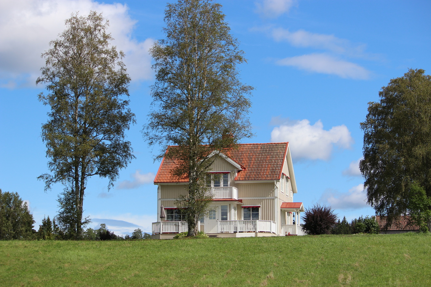 Haus am Stadtrand von