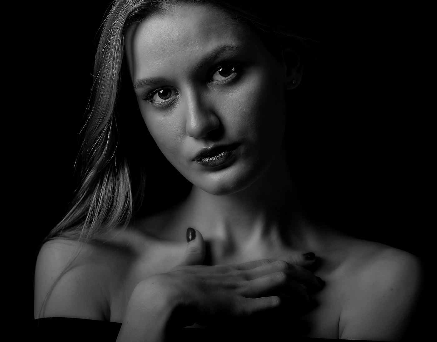 Schwarzweiss-Portrait