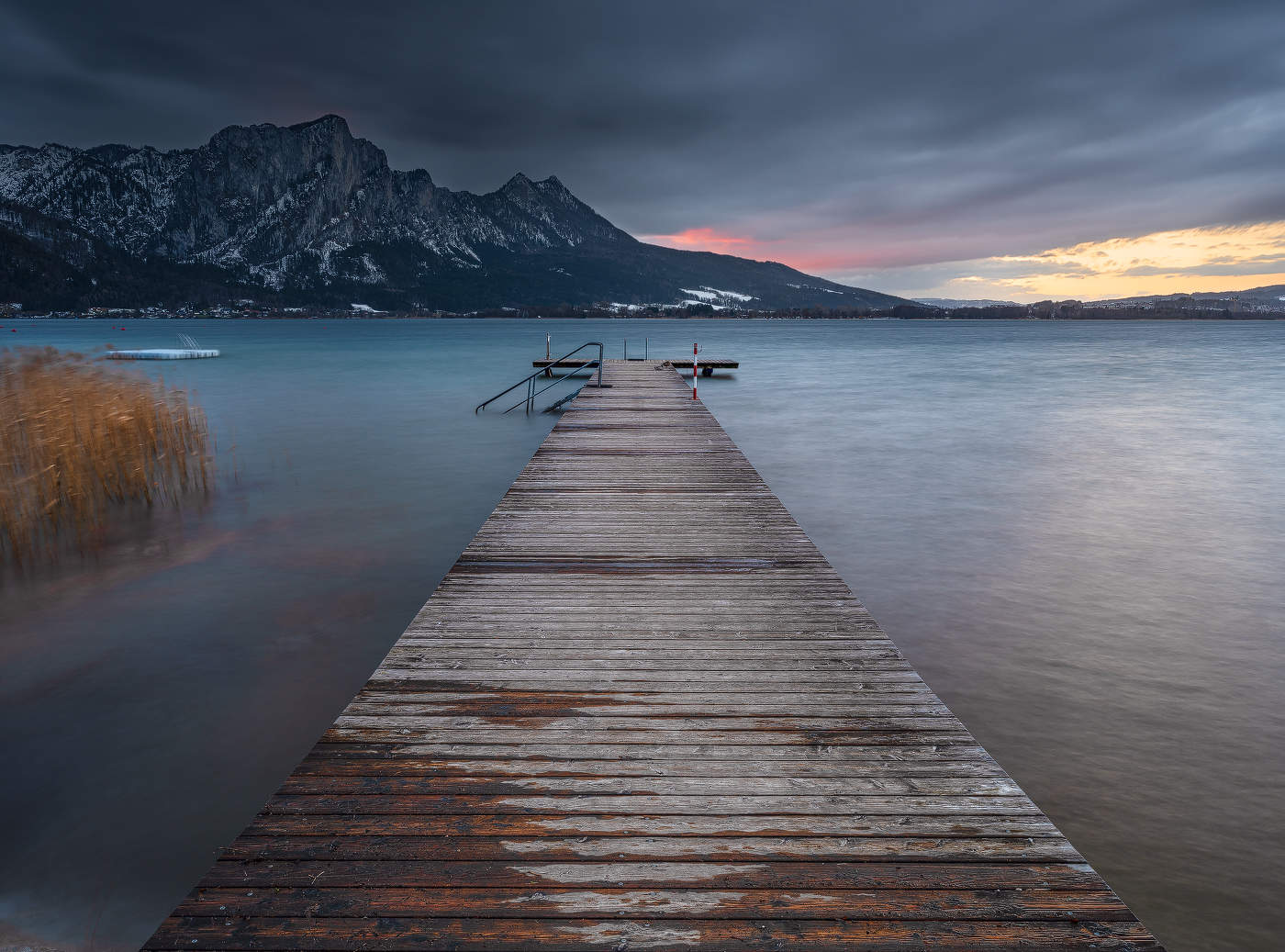dramatische Stimmung am Mondsee