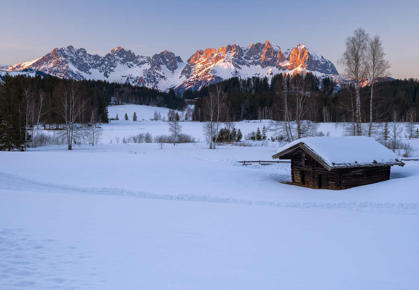 Blick auf den Wilden Kaiser