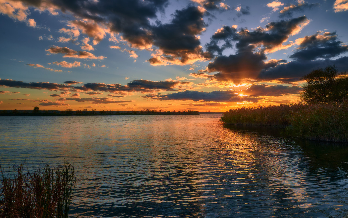 Herbstsonnenuntergänge