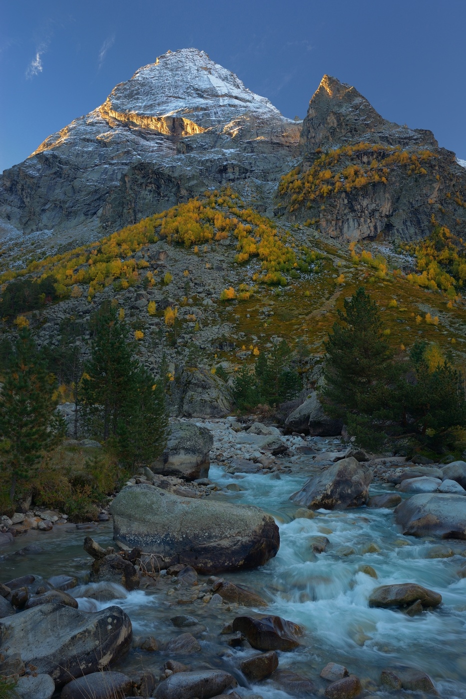 Herbst Morgendämmerung