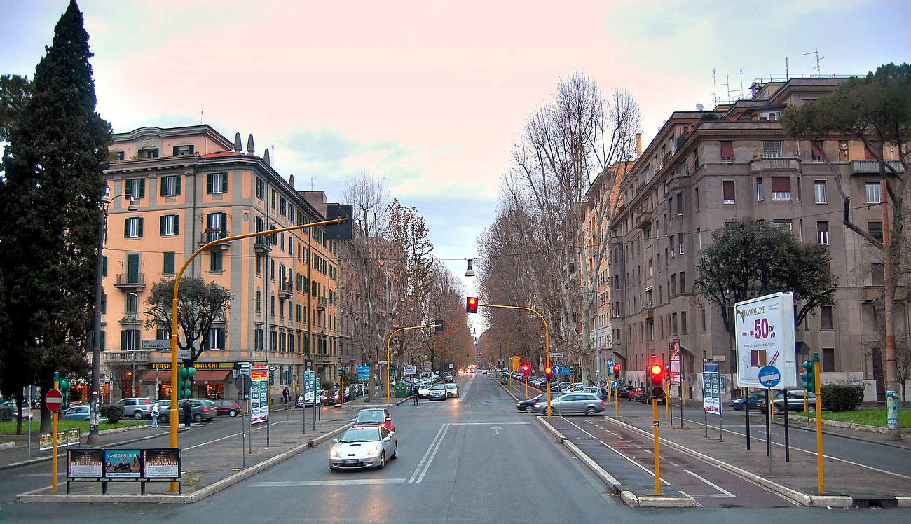 auf den Straßen von Rom