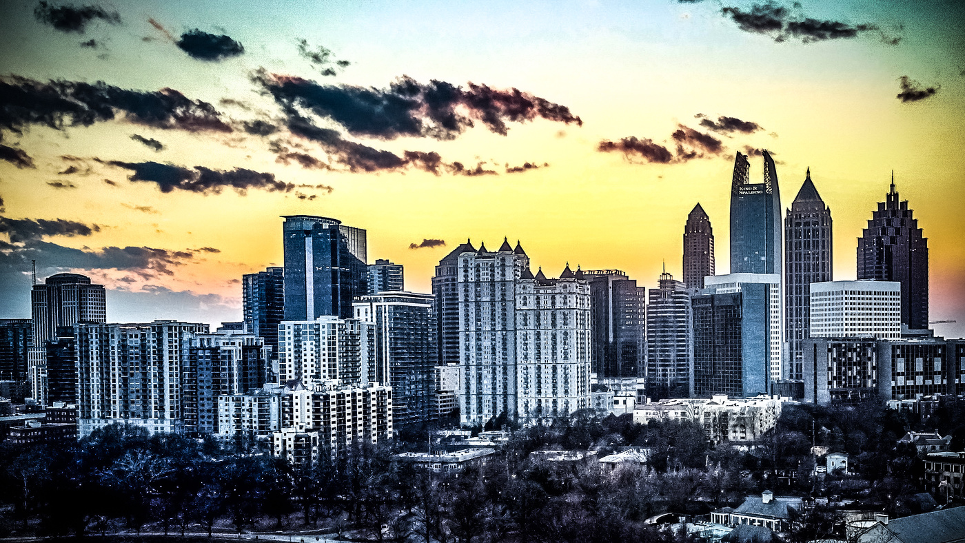 Atlanta at dusk