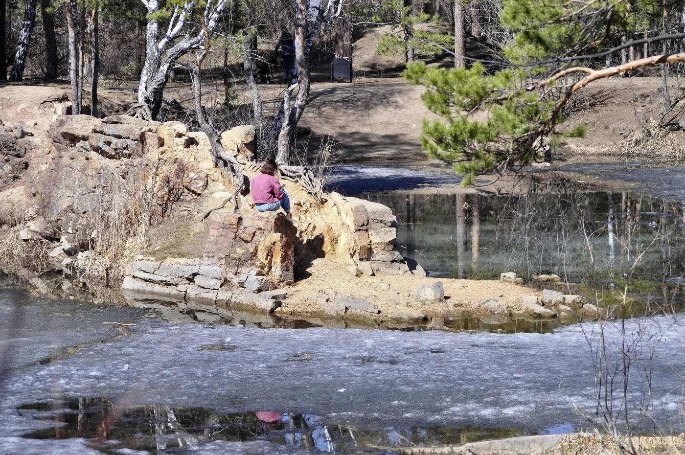 An der Frühlingssonne