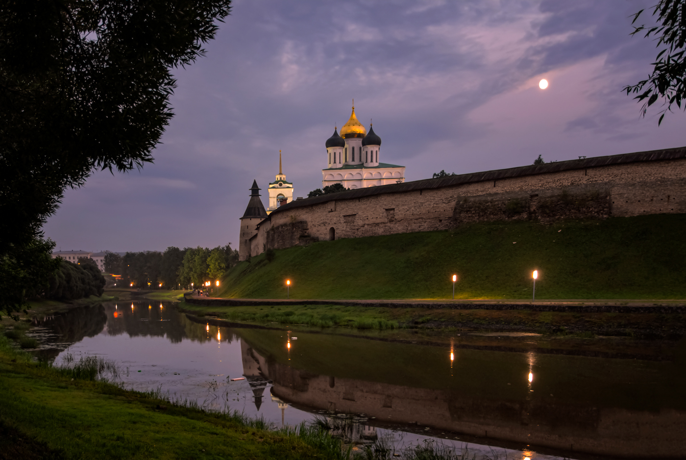 Evening in Pskov