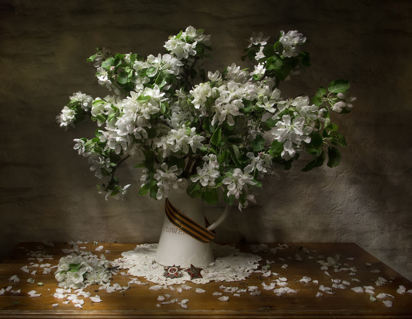 Glückliche Tag des Sieges!