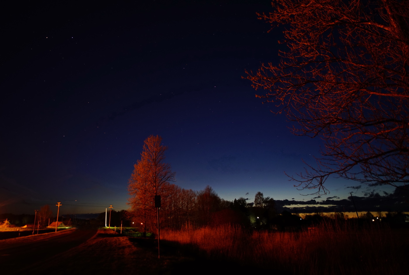 Frühlingsdämmerung.