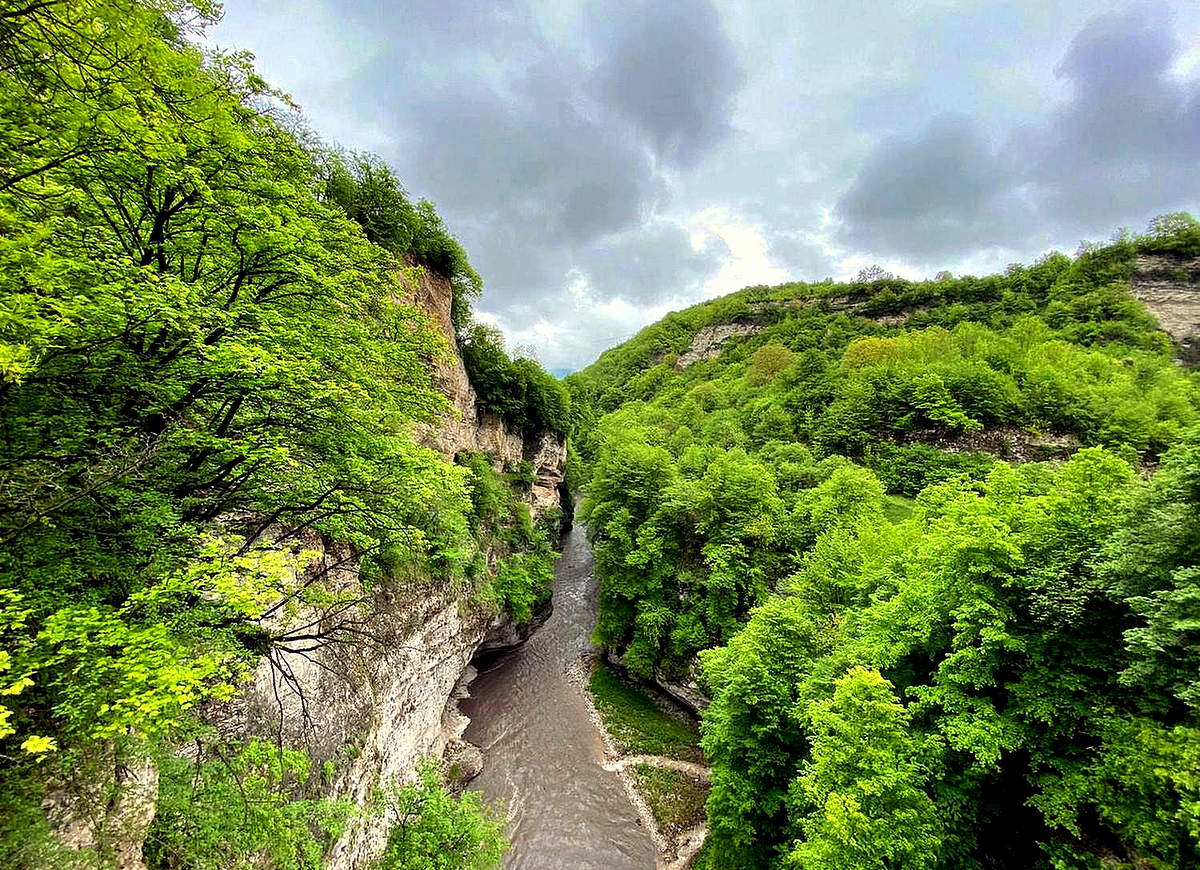 In den Bergen des Kaukasus