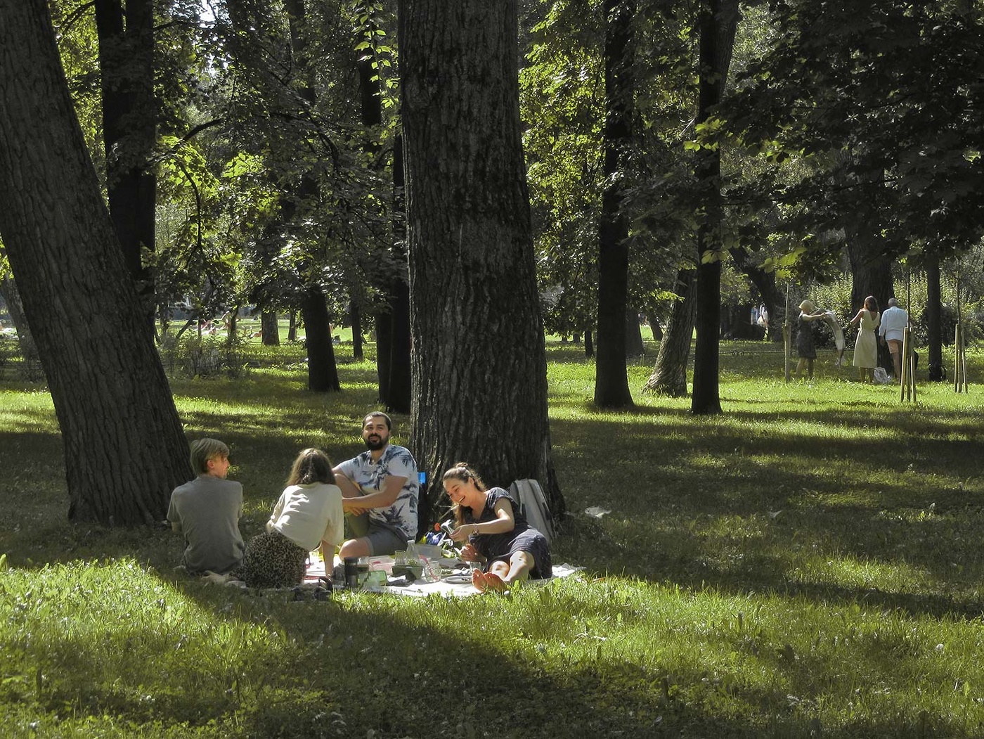 Frühstück im Grünen