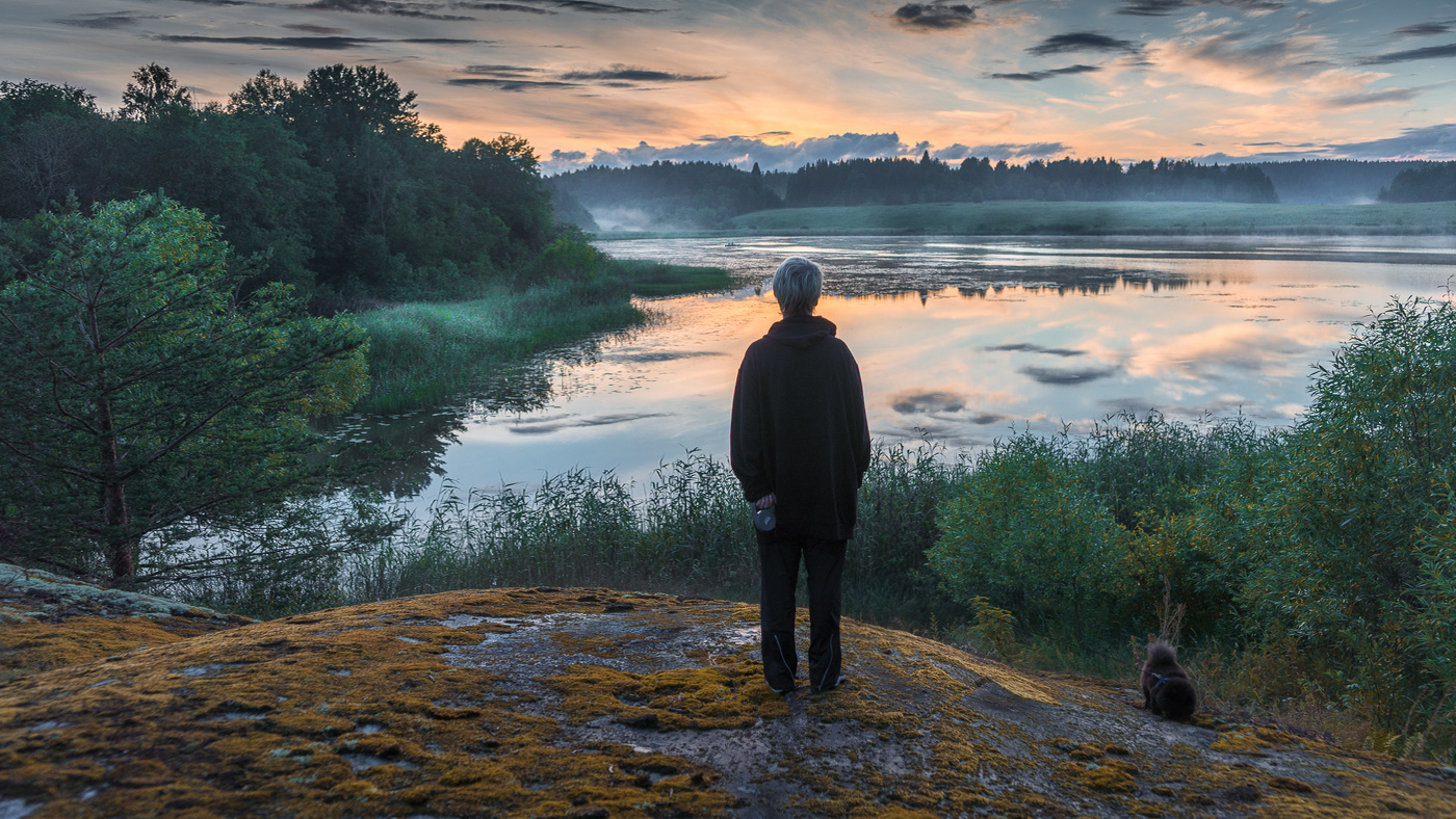 Dame mit dem Hündchen