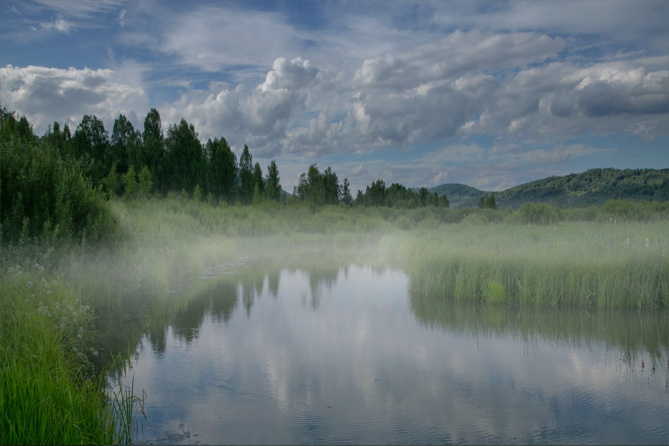 Dort, hinter dem Nebel ...