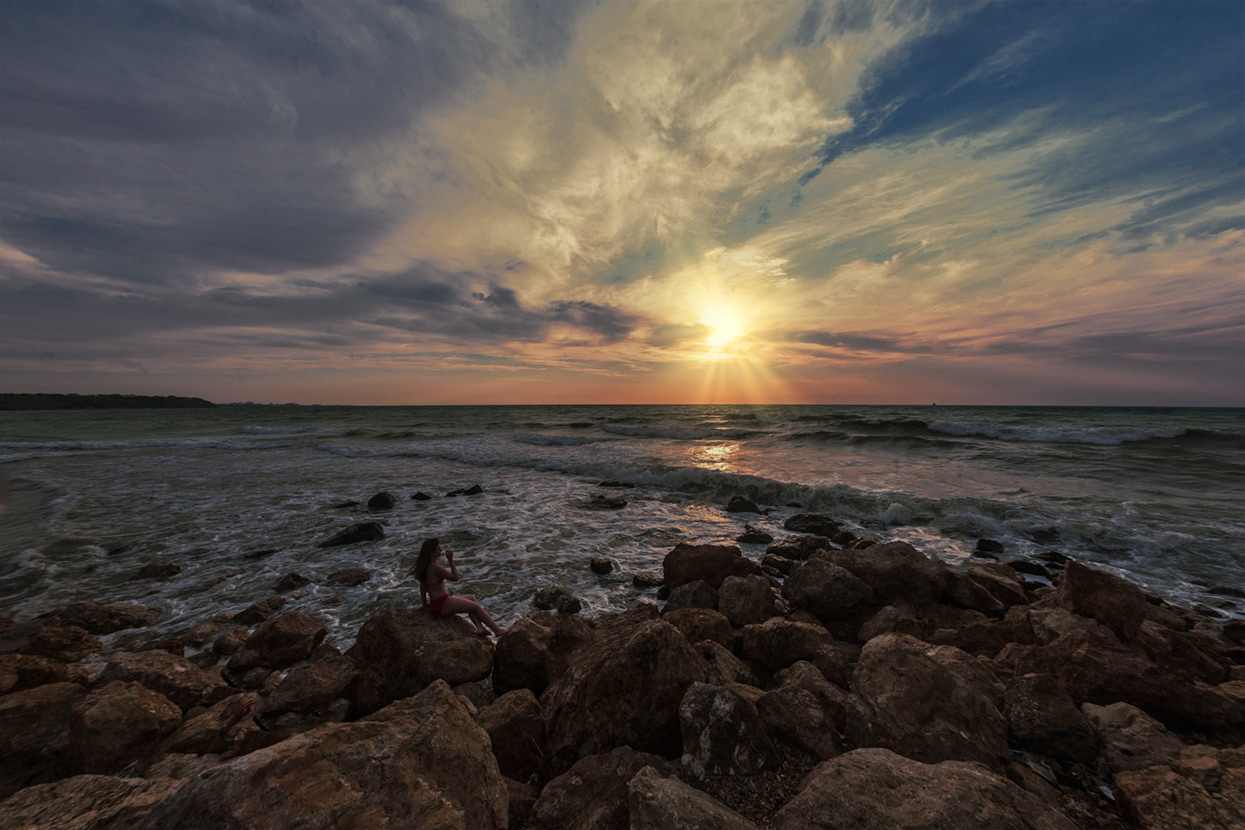 Abendstimmung am Meer