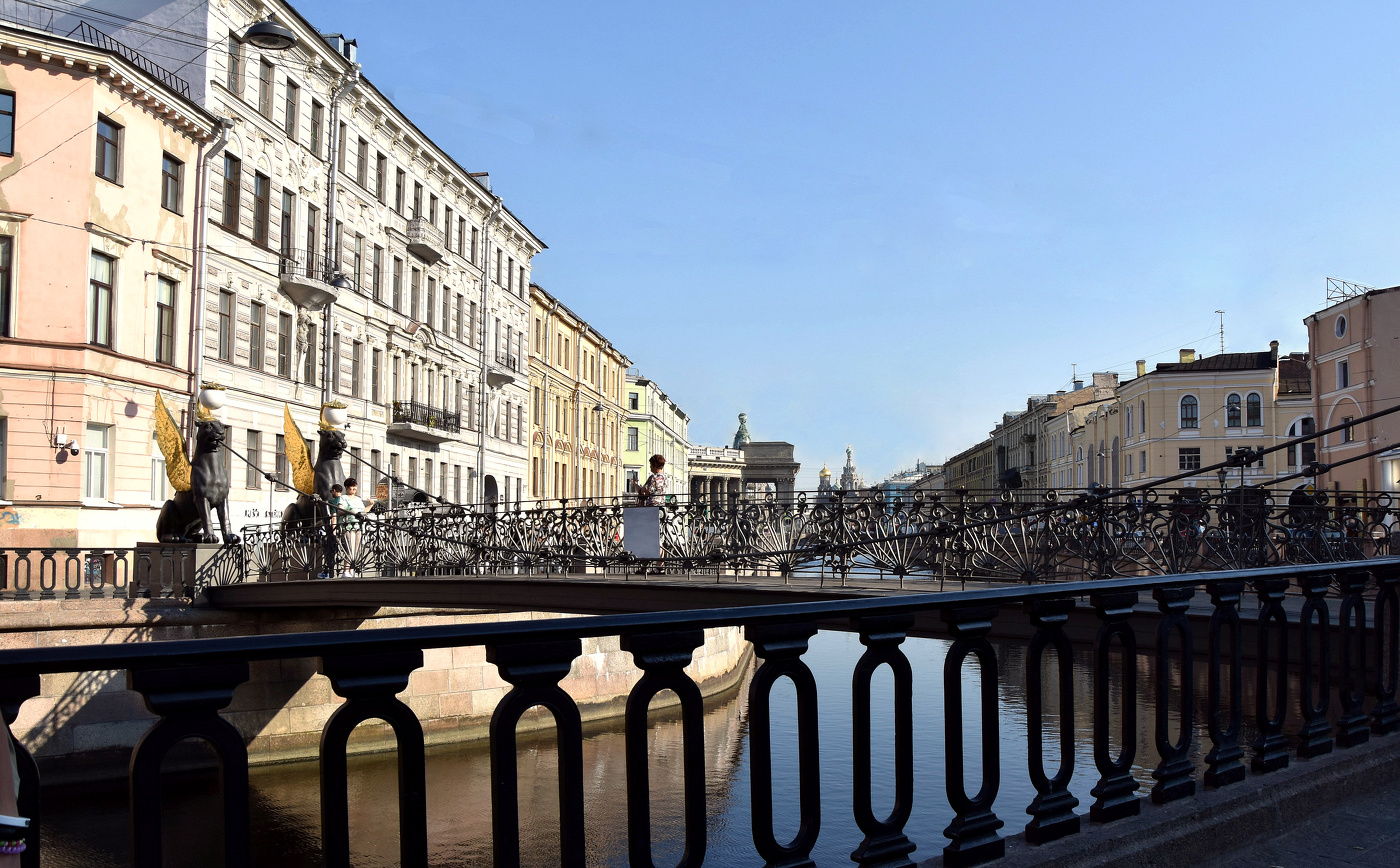 Morgen am Kanal Griboedova