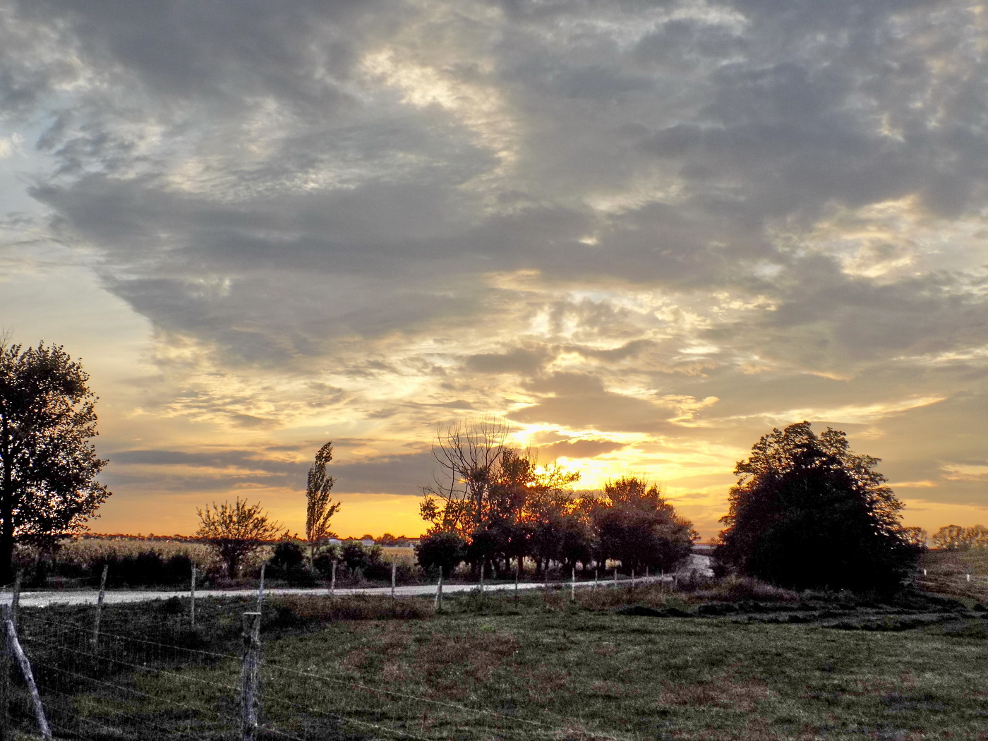 Der Weg in den Sonnenuntergang