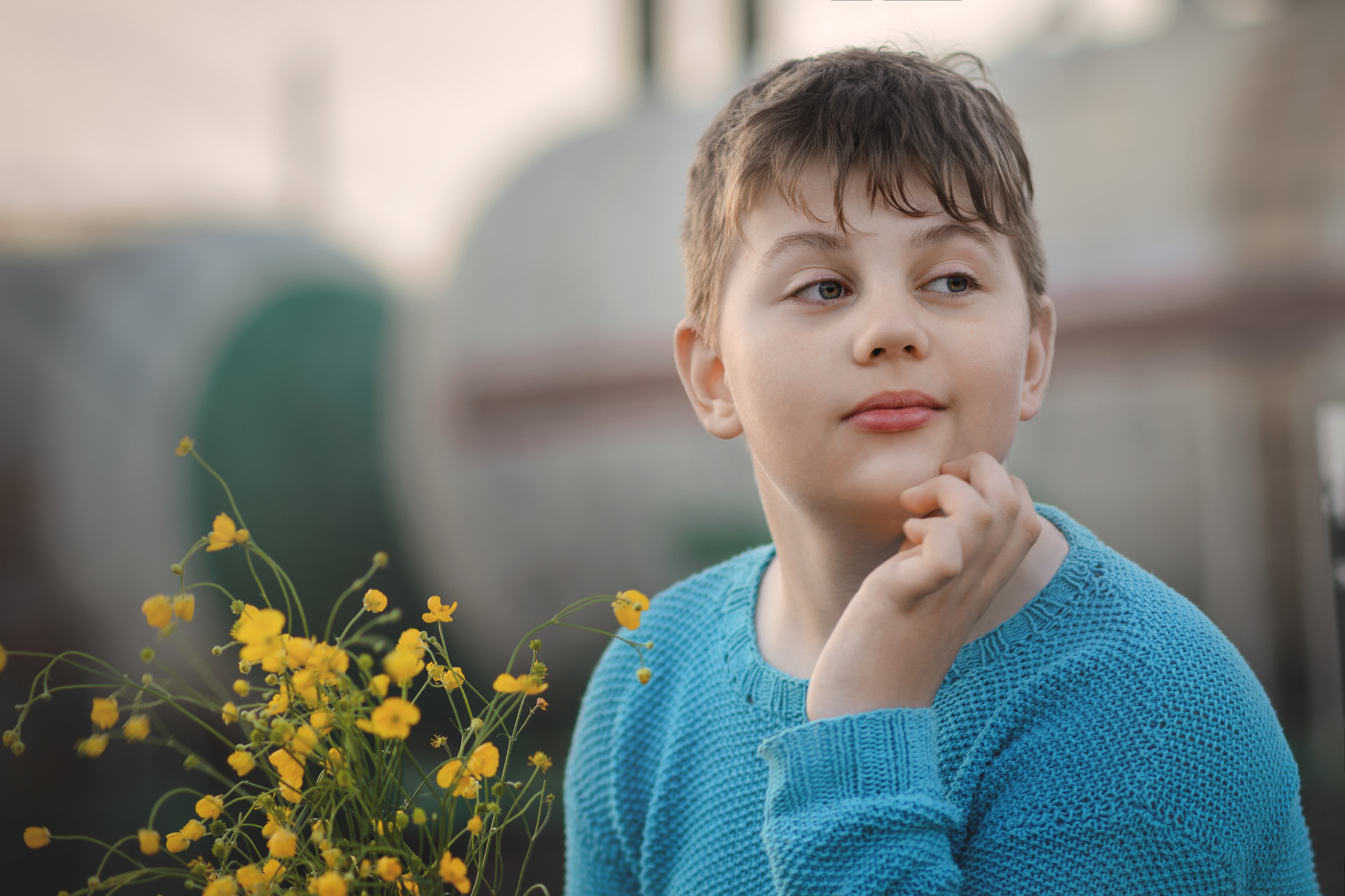 Portrait seines Sohnes