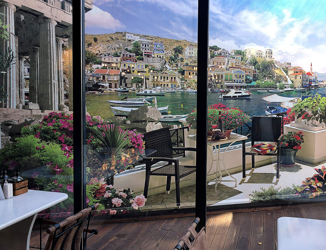 Blick aus dem Fenster