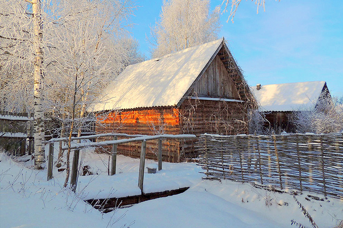 Und in unserem Hof ​​...