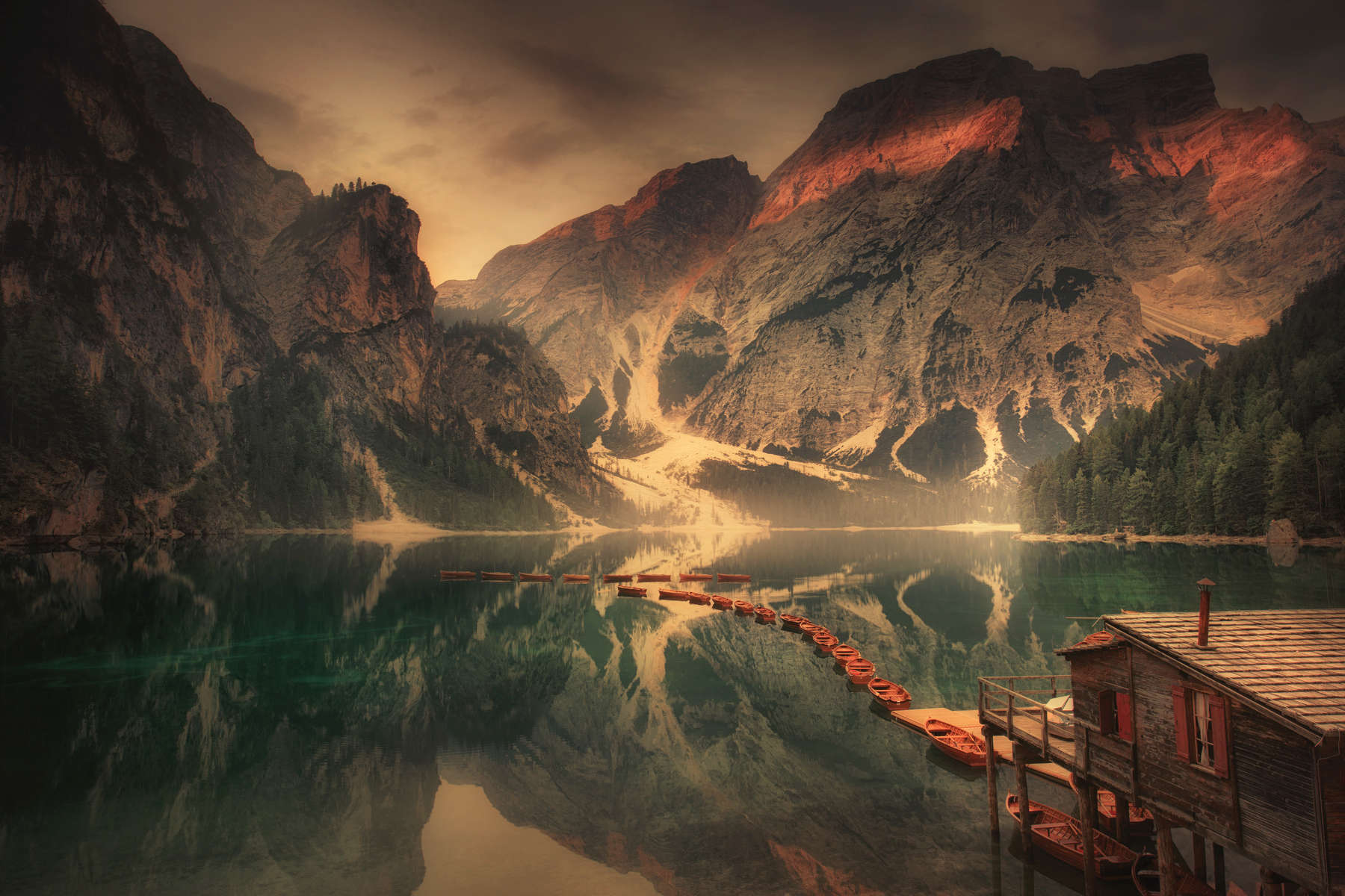 Artistic processing of landscape *