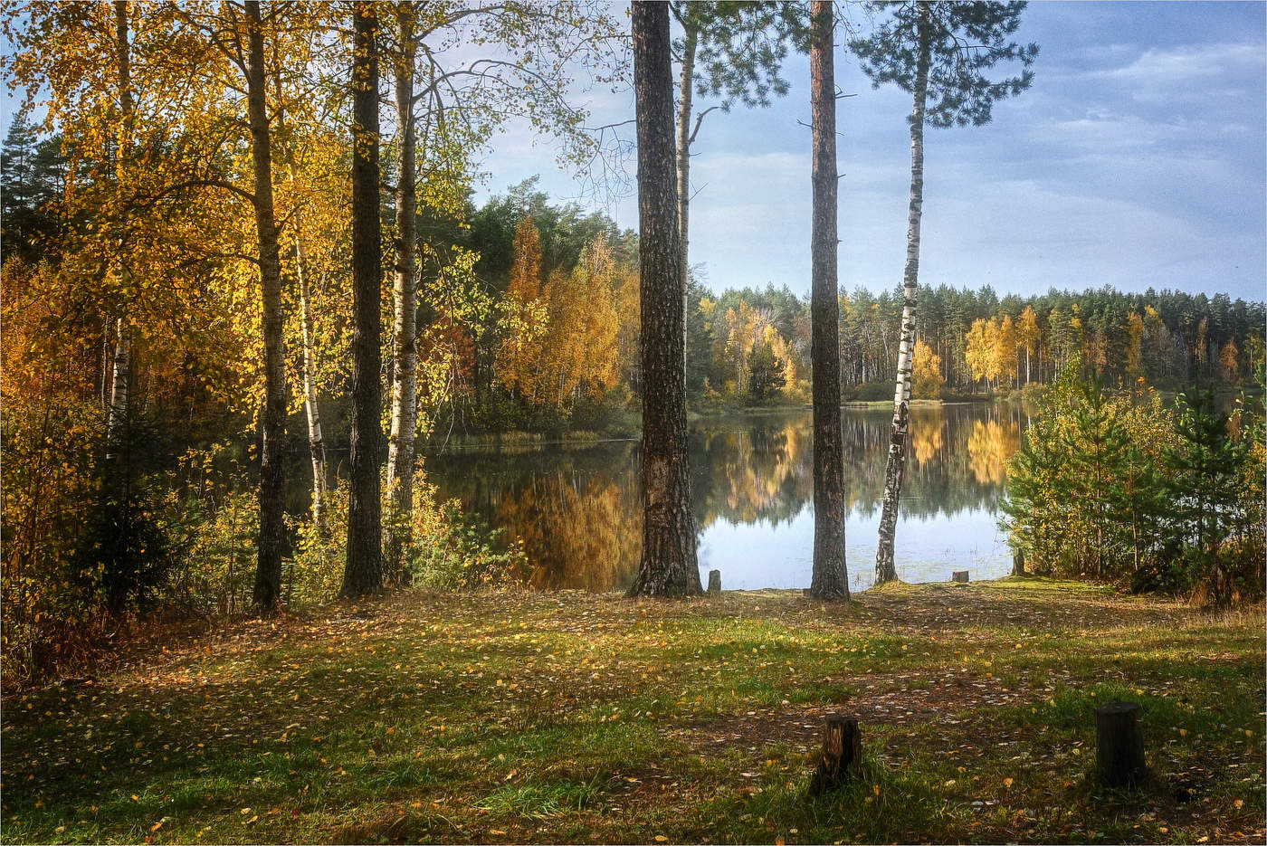 Ein wenig Sonne in kaltem Wasser