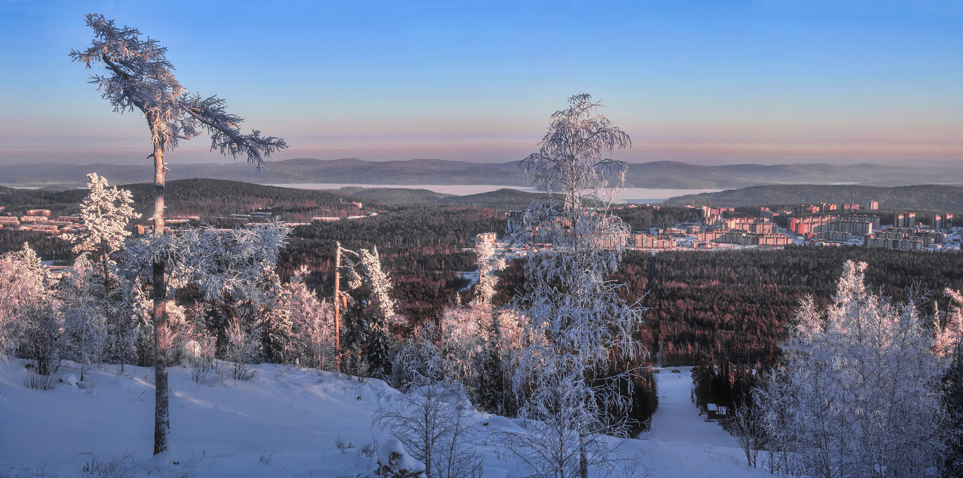 die Aussicht vom Berge