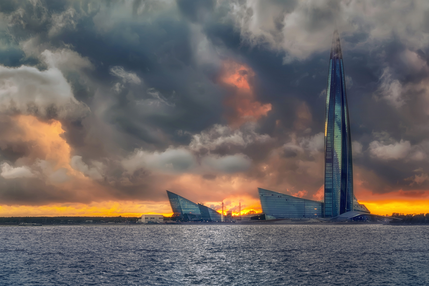 Ängstliche Sonnenuntergang