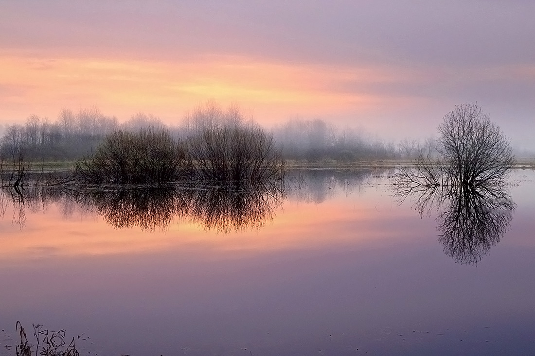 Morgen Farben sanften Licht ...