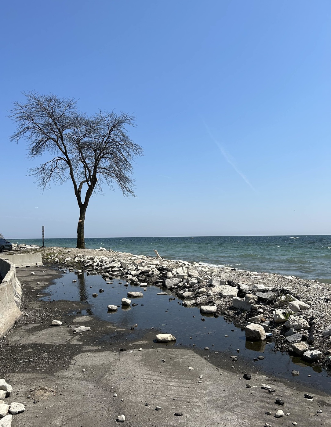 Warten auf die Wärme