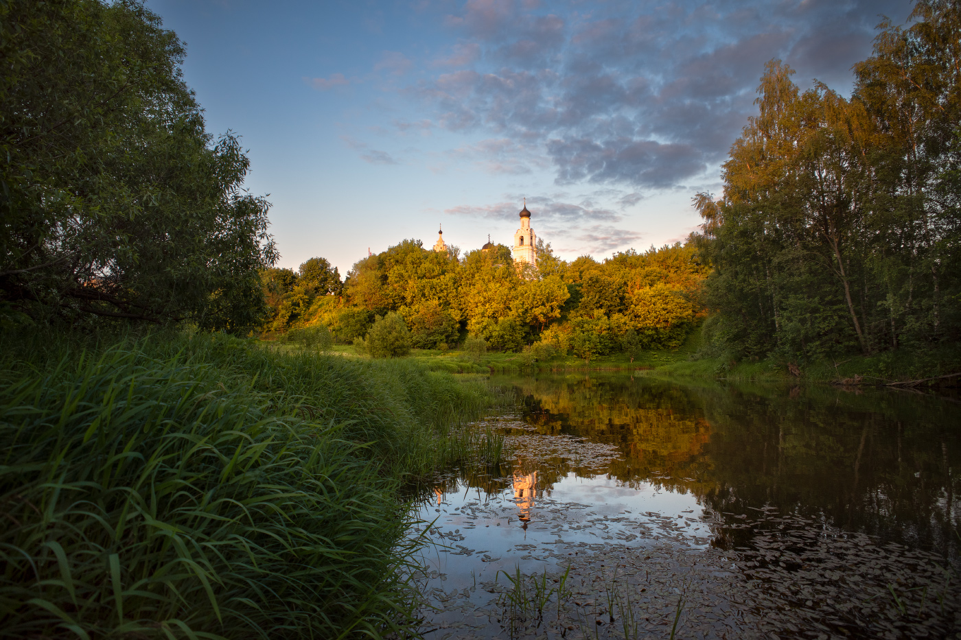 Abend-Blick auf das Kloster