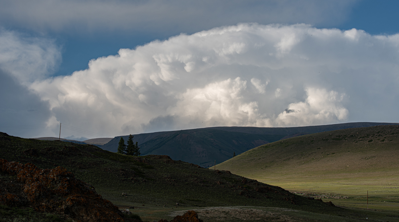 Wolken bei Sonnenuntergang