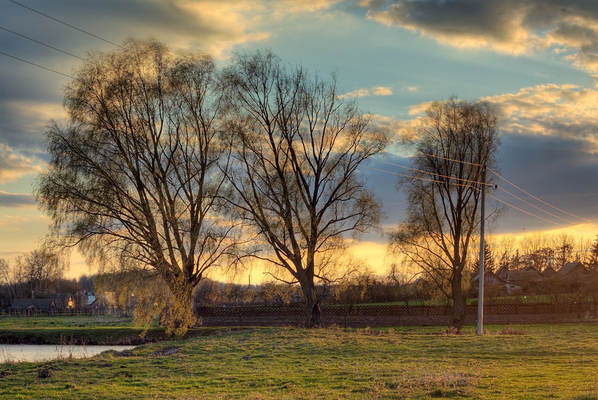 Gut zu haben ein Haus in dem Dorf
