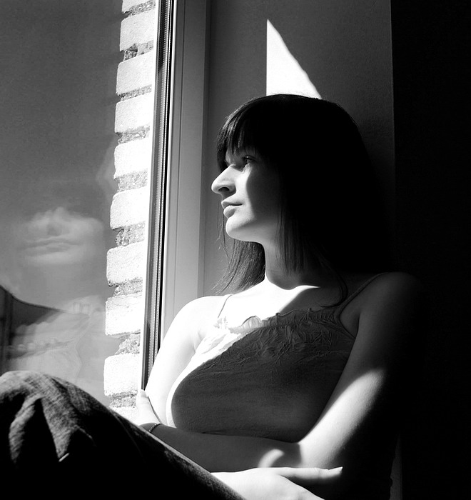 draußen vor dem Fenster ...