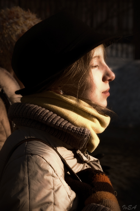 Die ersten Strahlen der Sonne ...