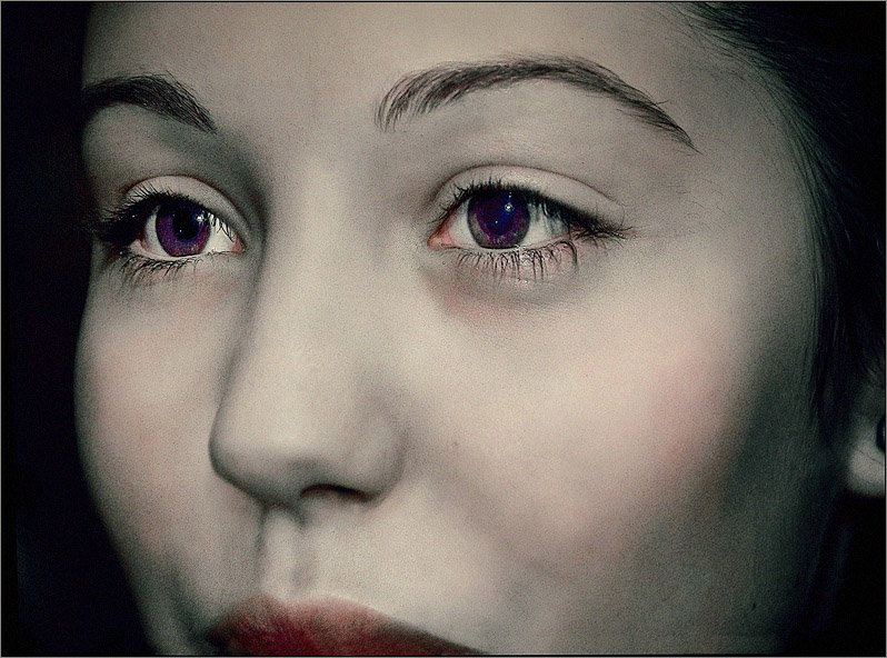 Portrait mit dem falschen Weißabgleich ...