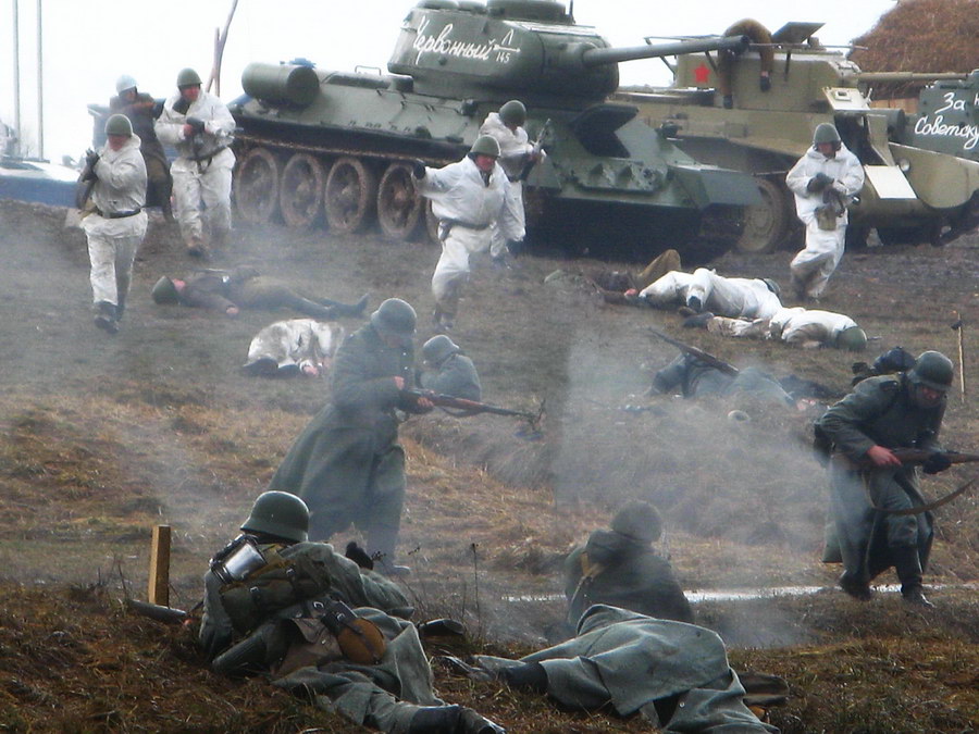 Globus unser Kommandant wandte sich an den Osten ...