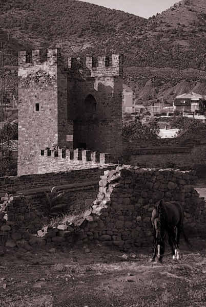 Auf den Ruinen einer alten Festung