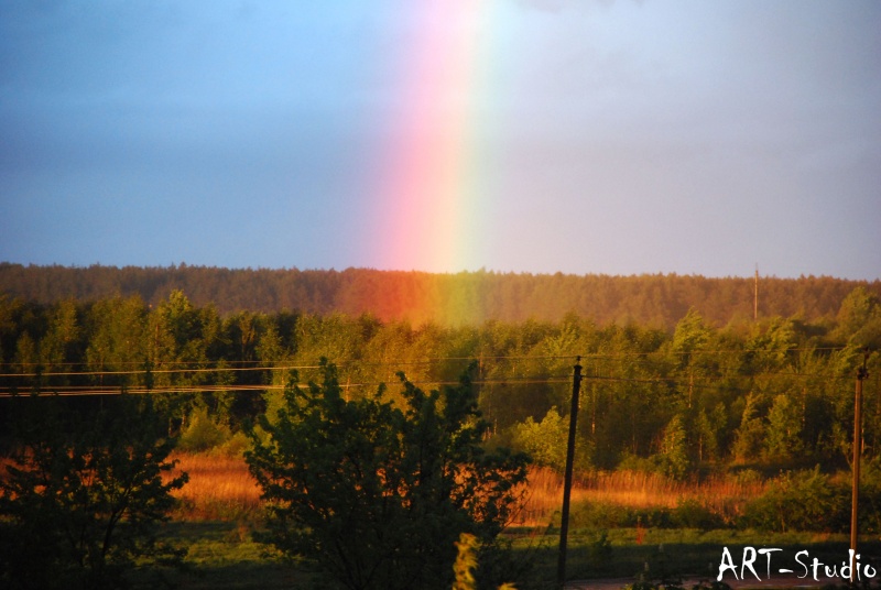 Woher kommt der Regenbogen?
