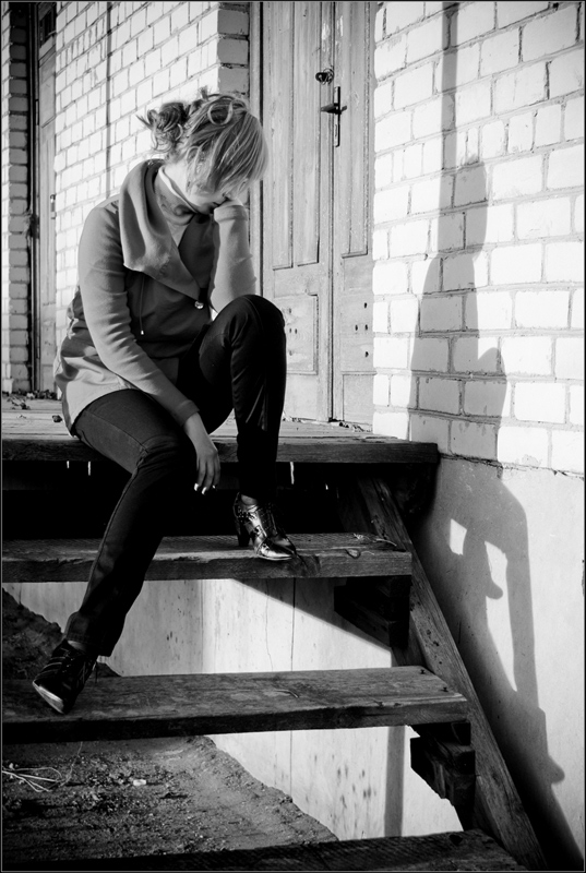 Schatten teile ihre Trauer