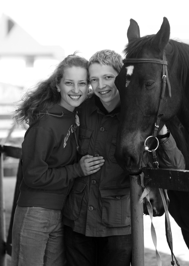 An einem schönen Paar