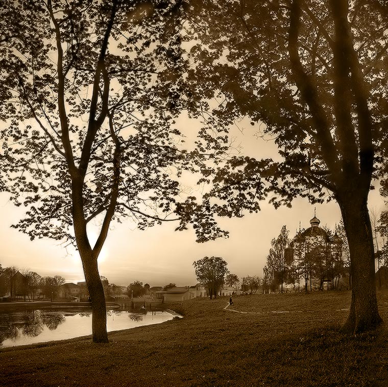 Ein ruhiger Abend warm