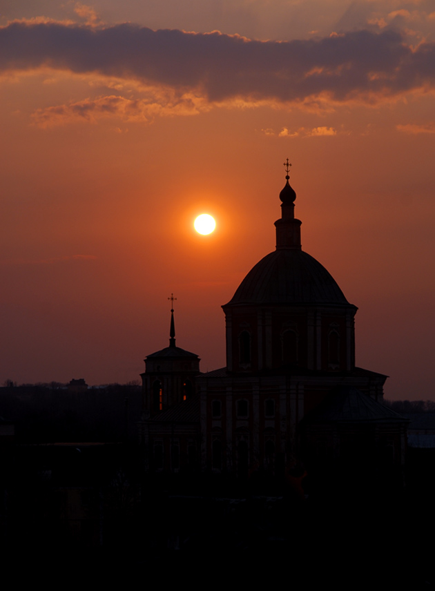 Smolensk nezakatny .... Georgs-Kirche ... Abend