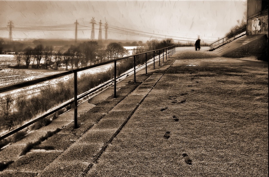 Schnee fegt alle Spuren von