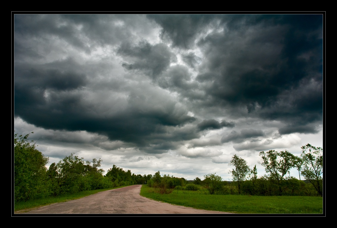 Von Wolken und Straße ...