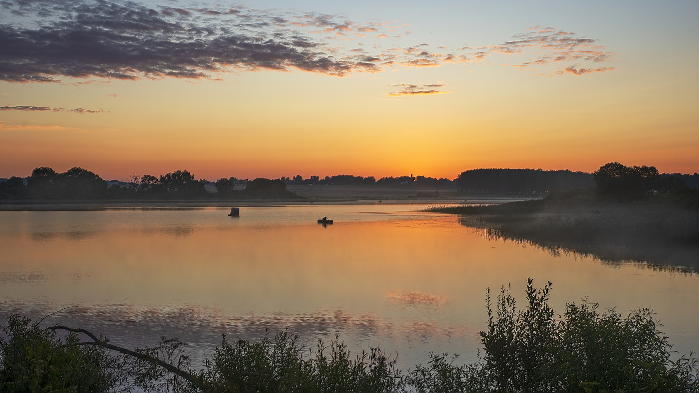 Auf der Morgendämmerung