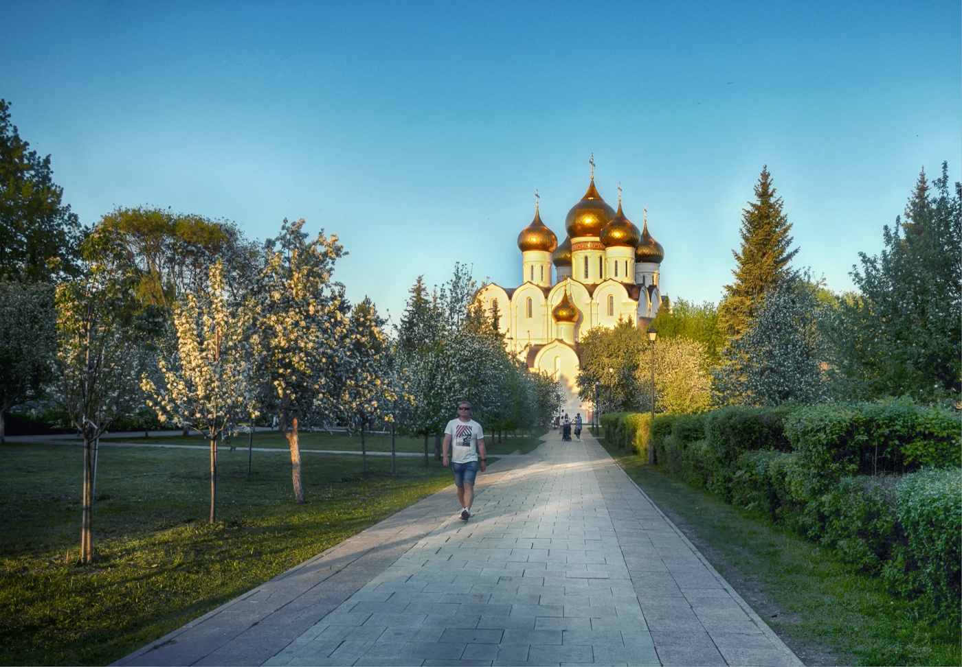 Einmal im Jahr sind die Gärten blühen ...