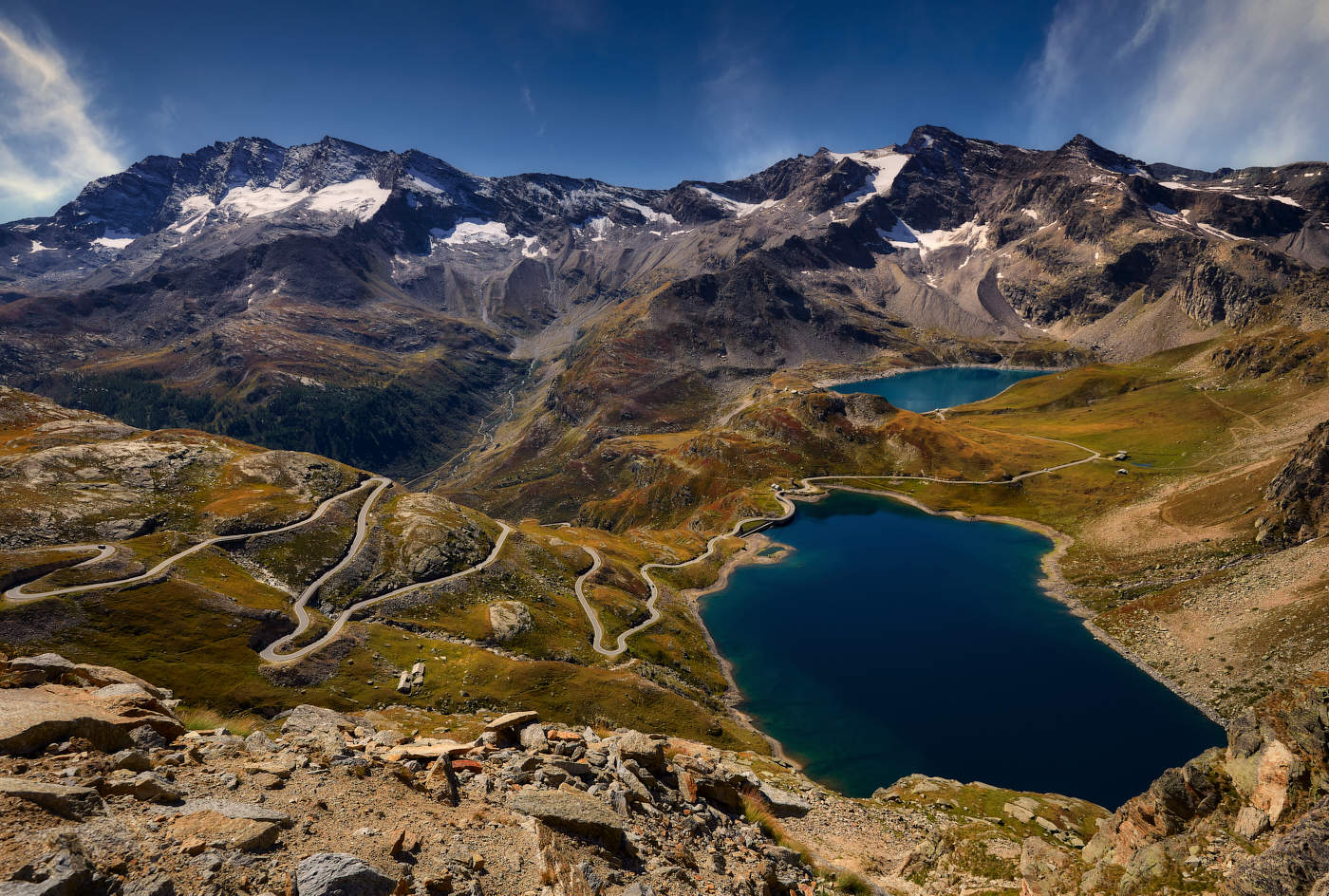 Ich schaute in Lake Blue ...