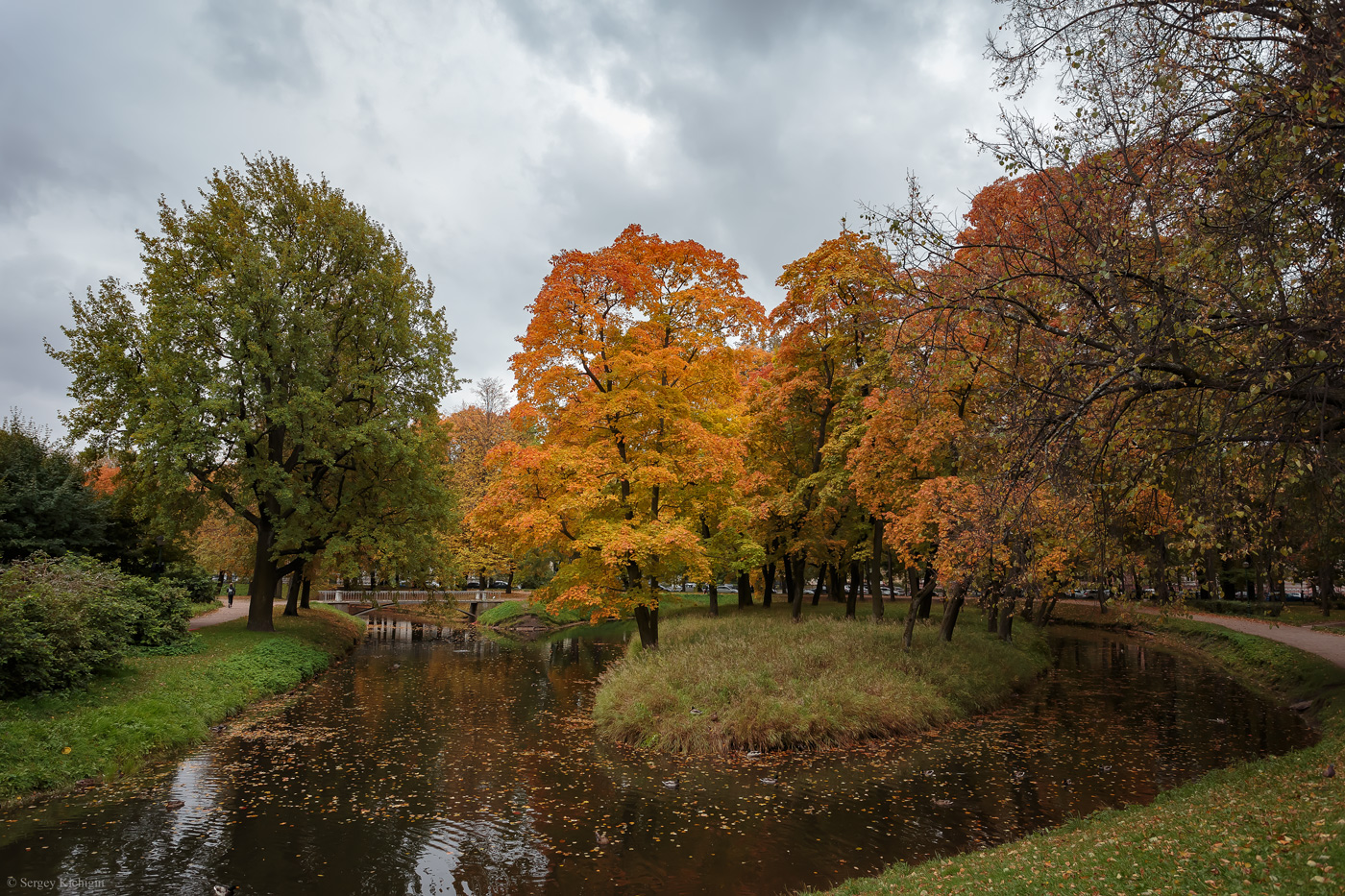 Im Herbst des Parks ...