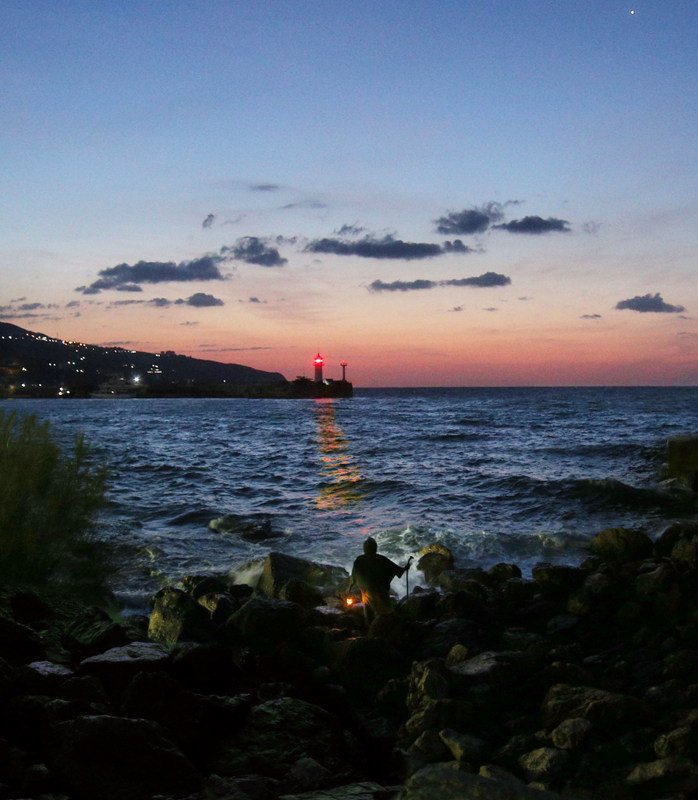 Auf dem hellen Licht